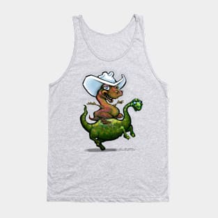 Cowboy Dinosaur Tank Top